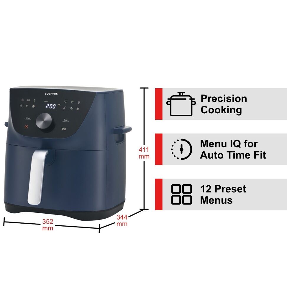 Toshiba AF-74CS1TRSG(B) Air Fryer 7.4L. 