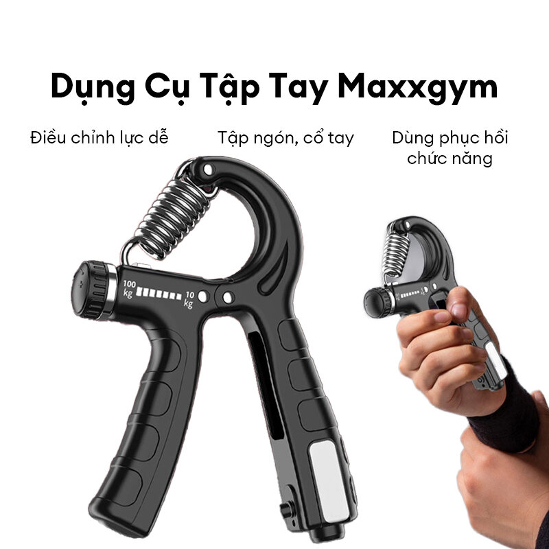 Maxxgym Grip Điều chỉnh Kháng Grip Đào tạo Ngón tay Cổ tay cẳng tay Máy tập thể dục tại nhà Điều chỉnh truy cập điện tử Thiết bị cầm tay chuyên nghiệp Arm Sức mạnh cổ tay Tập thể dục Ngón tay phục hồi chức năng Thiết bị cầm ta