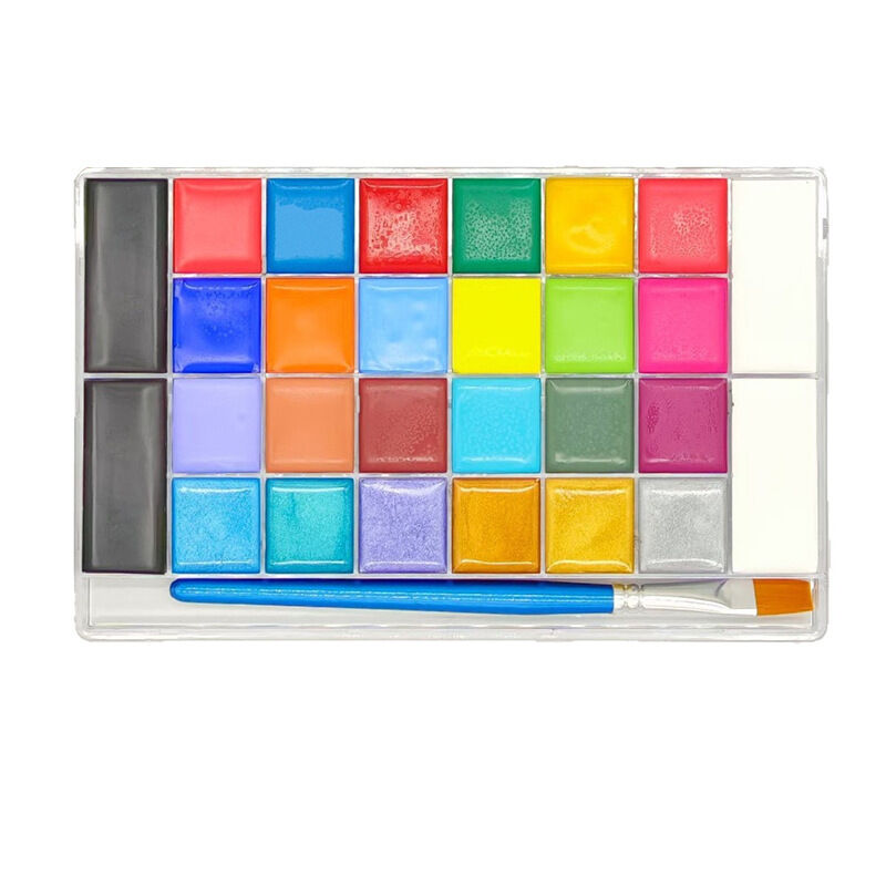 12-Color Oil-Based Face Paint Set for Children Painting Cream for Halloween and Theatrical Wholesale