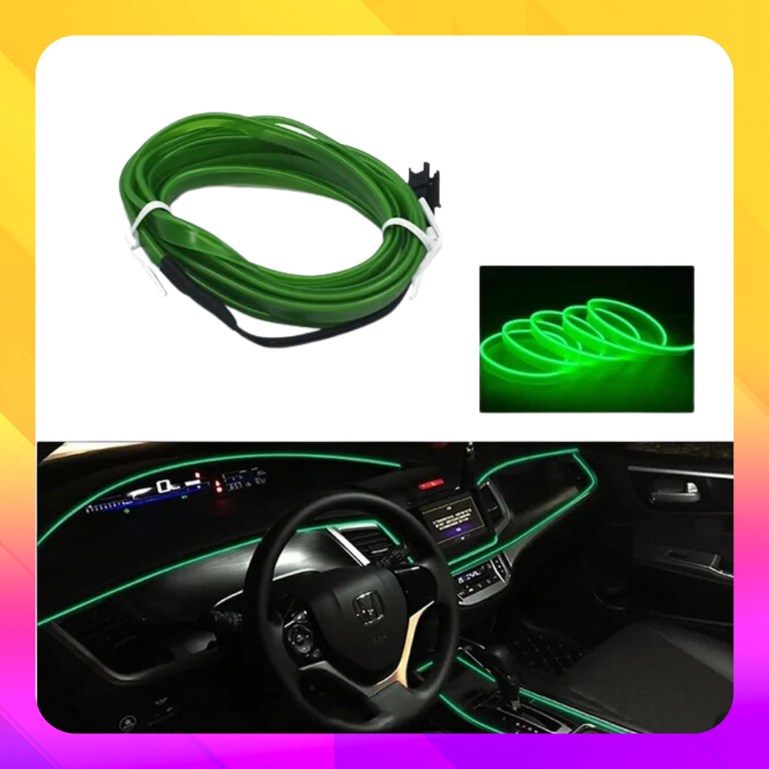 IN Lampu Neon Interior Mobil LED Keren Kekinian | Lampu Decor | Aksesoris Mobil | COD Harga 2,900 rupiah*Gratis Ongkir