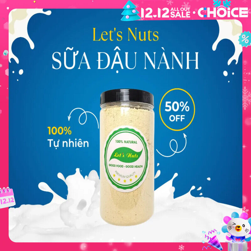Bột đậu nành nguyên chất 100% hộp 500g rang xay mịn thơm ngon làm sữa đậu nành phù hợp bổ sung dinh dưỡng giảm cân
