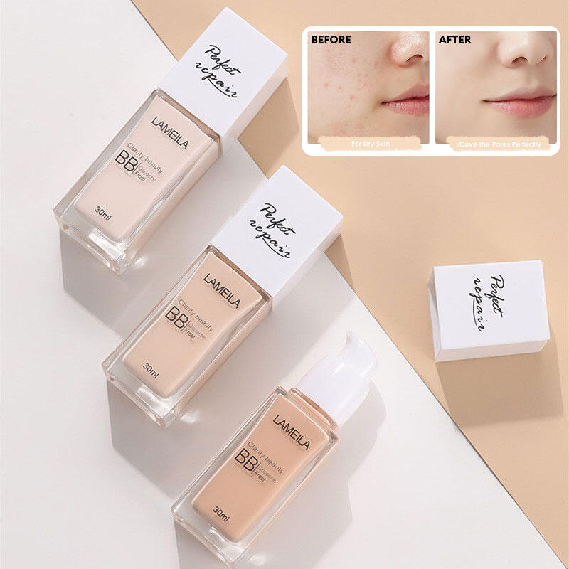 Kem Nền Che Khuyết Điểm BB Cream Lameila Perfect Repair Light Concealer Foundation
