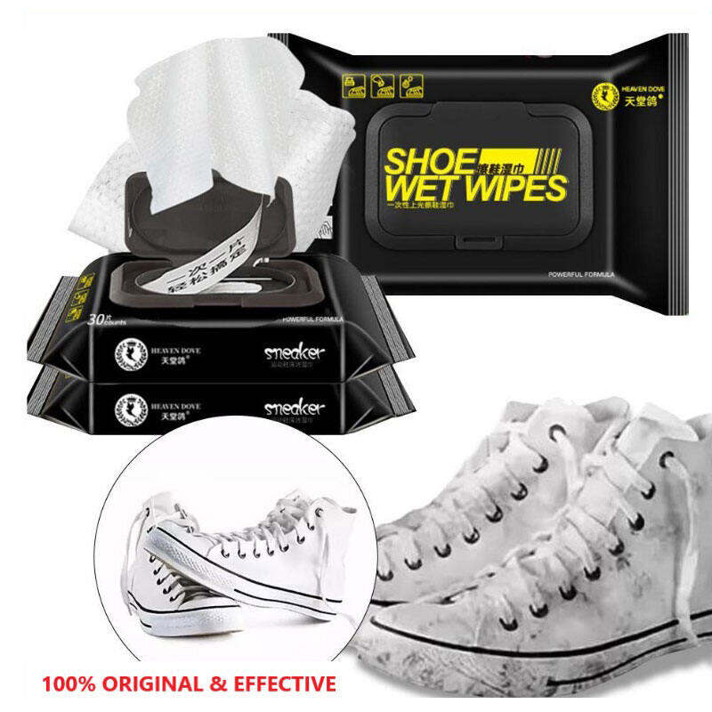 White Sneaker Cleaner Wipes - Portable and Disposable