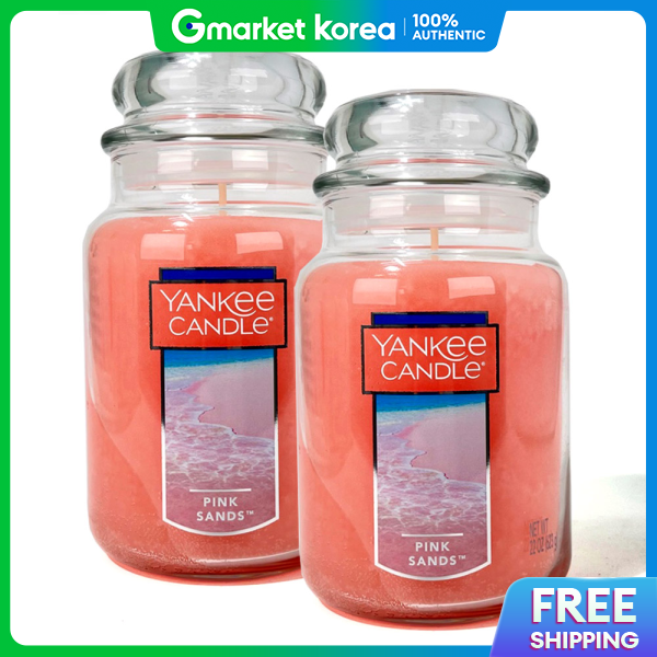 Yankee Candle | Yankee Candle Jar Candle Large Jar Pink Sands 623g (2-Pack)