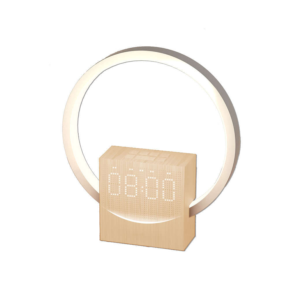 Sunrise Simulation Alarm Clock with White Noise Machine LED Desk Night Light Home Office Decor for Bedroom