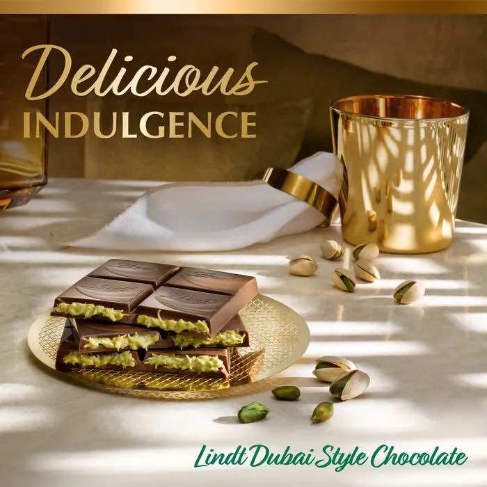 Lindt Dubai Style Chocolate 6本セット Lindt Dubai Style Premium Chocolate Bar 145g - Hazelnut