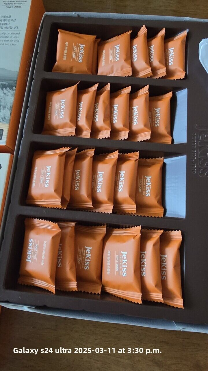 Jeju Chocolate 3 Boxes Selection Tangerine, Hallabong