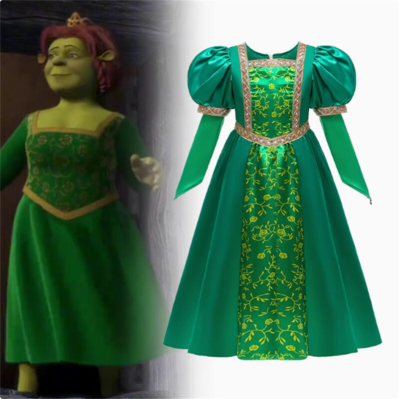 green emerald velvet dress Fiona Dress main image 1