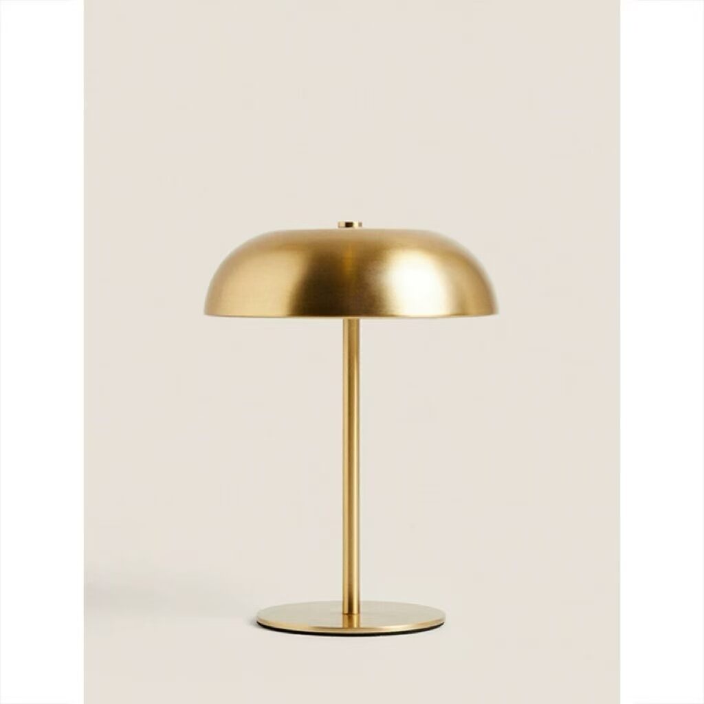 Cute Mushroom Table Lamp Touch Control 3 Colors Dimmable Cordless Rechargeable LED Bedside Lamp for Home Decor Gift