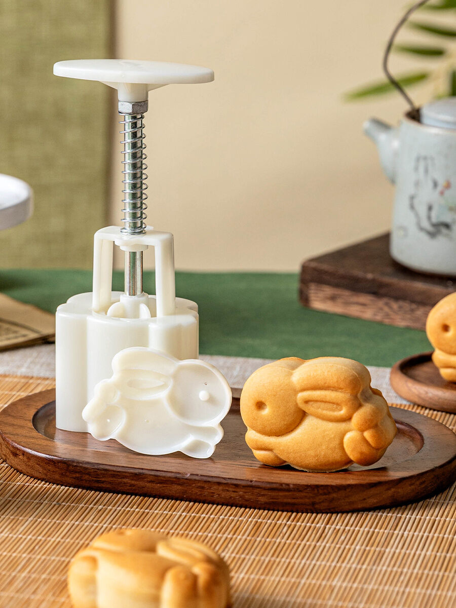 2025 New Mini Rabbit Mooncake Cute Cartoon Small Guangdong Style