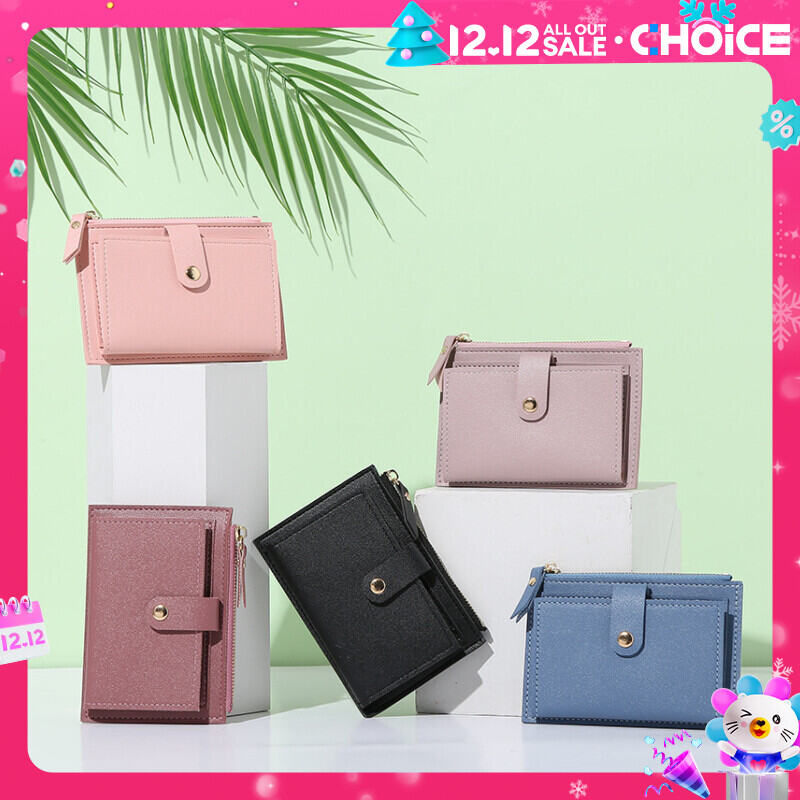 New Change Bag Women's Short Coin Bag Korean Edition Simple and Thin Zipper Buckle with Multiple Card Positions Small Card Bag Change Clip