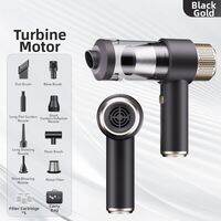 HELLOLEIBOO | Car Handheld Mini Vacuum Cleaner Cordless 45000PA Strong Suction 2 in 1 Vacuum for Car and Home Use with Metal Mesh Cover and One Click Dust Cleaning