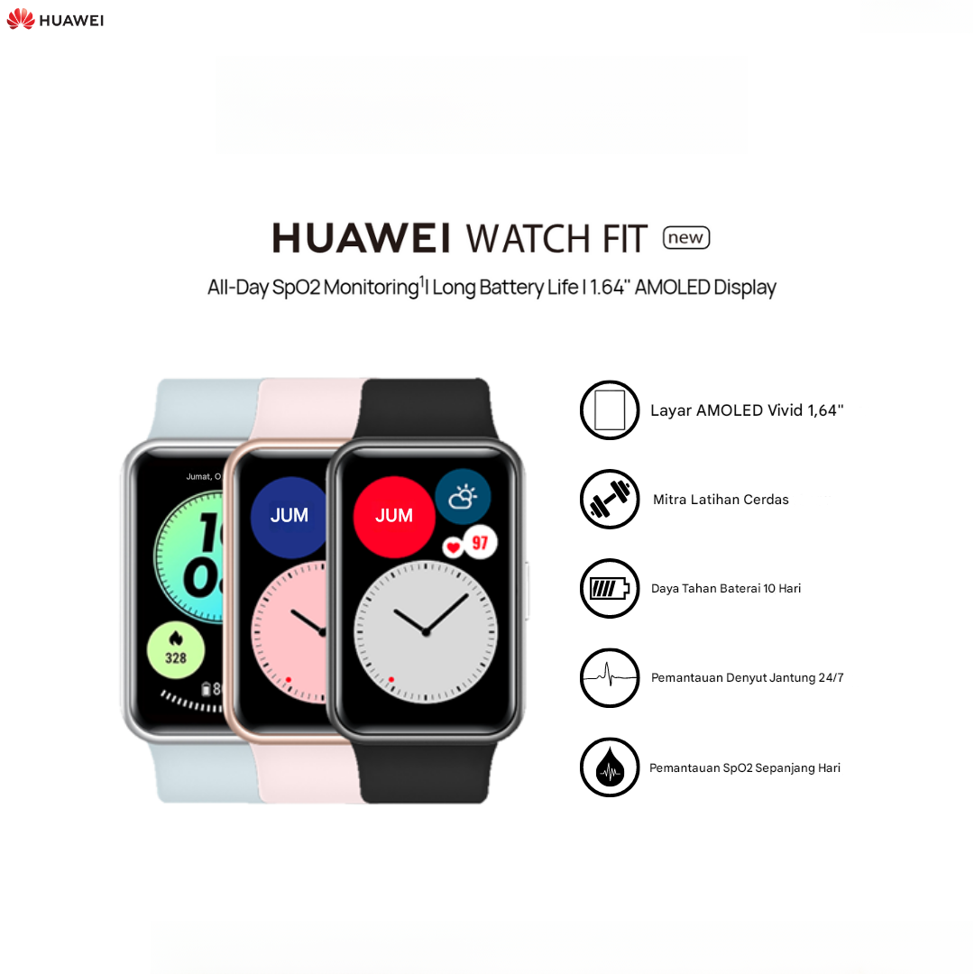 HUAWEI WATCH FIT Special Edition Smartwatch | 1.64-inch HD AMOLED Display | Active Health Management | Built-in GPS ราคา 1,999 บาท*ส่งฟรี