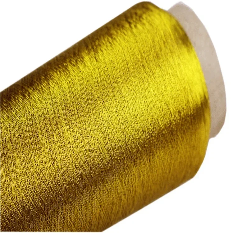 Premium 3600M Computer Embroidery Cross Stitch Silk Thread DIY Gold Silver Metallic Yarn for Crafting