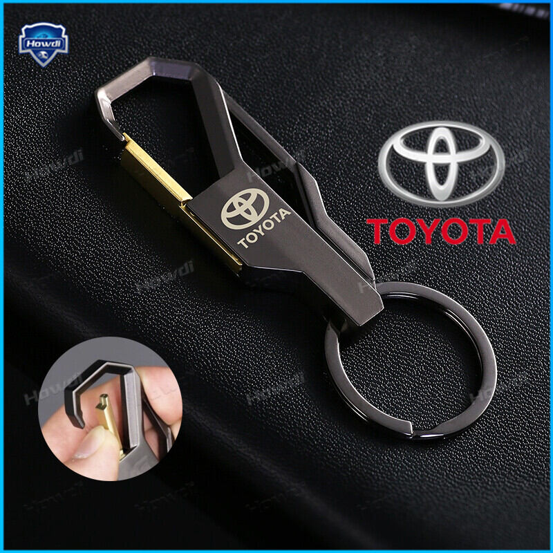 Sáng tạo động cơ xe móc gắn chìa khóa logo hợp kim Keyring cho TOYOTA