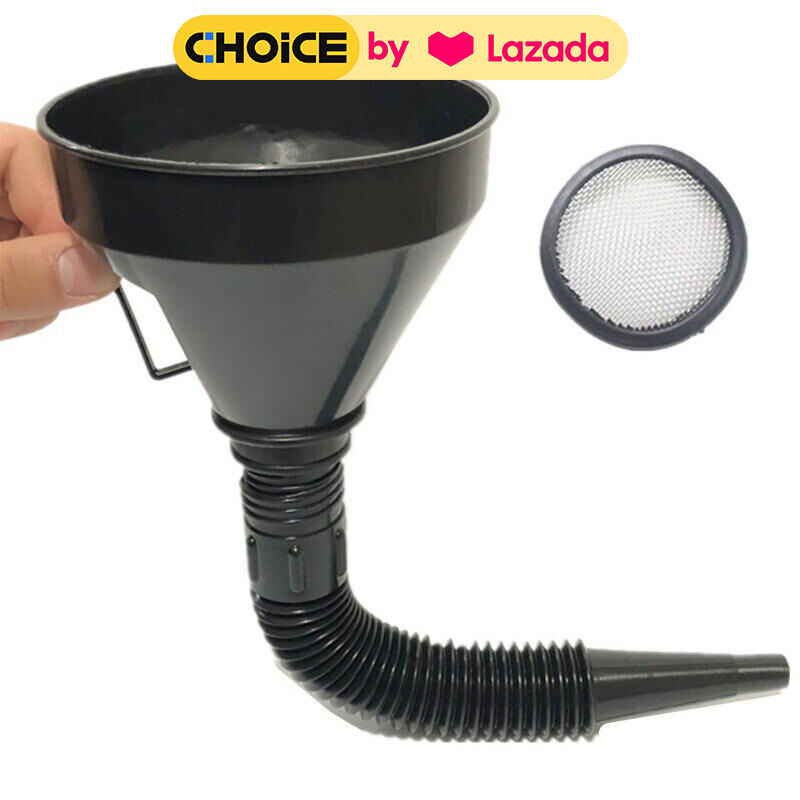 Car Imbudo Plastic Funnel with Strainer for Oil Changes