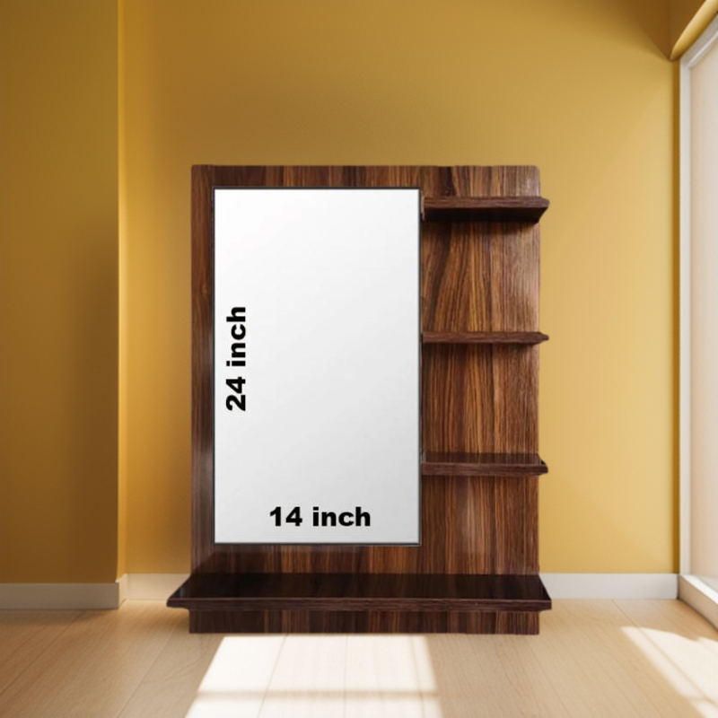 Fabulous DIY Wall Mounted Dressing Table / Wall Mirror With Shelf. 