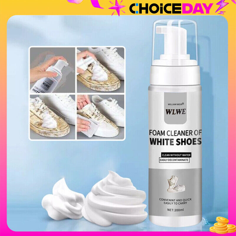 โฟมซักแห้งรองเท้า น้ำยาซักรองเท้า ขจัดคราบรองเท้า น้ำยาขจัดคราบ โฟมซักแห้ง น้ำยาทำความสะอาดรองเท้า มูสโฟมทำความสะอาดรองเท้า ราคา 40 บาท*ส่งฟรี