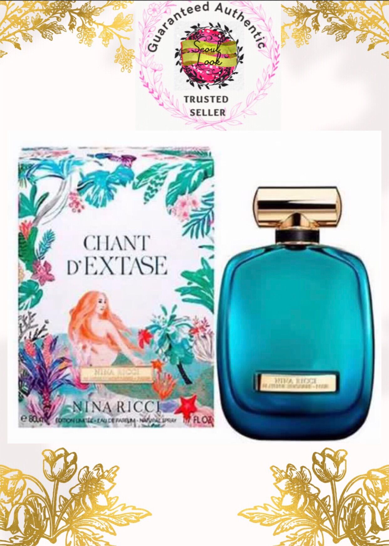 Nina Ricci Chant D'Extase Limited Edition EDP 80ml for Women