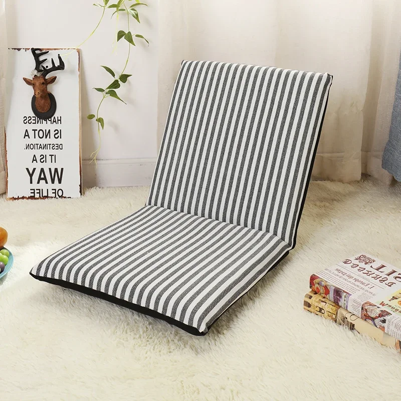 Lazy Sofa Foldable Recliner Tatami Chair Bay Window Bed Lazy Chair Student Dormitory Bed Backrest Chair