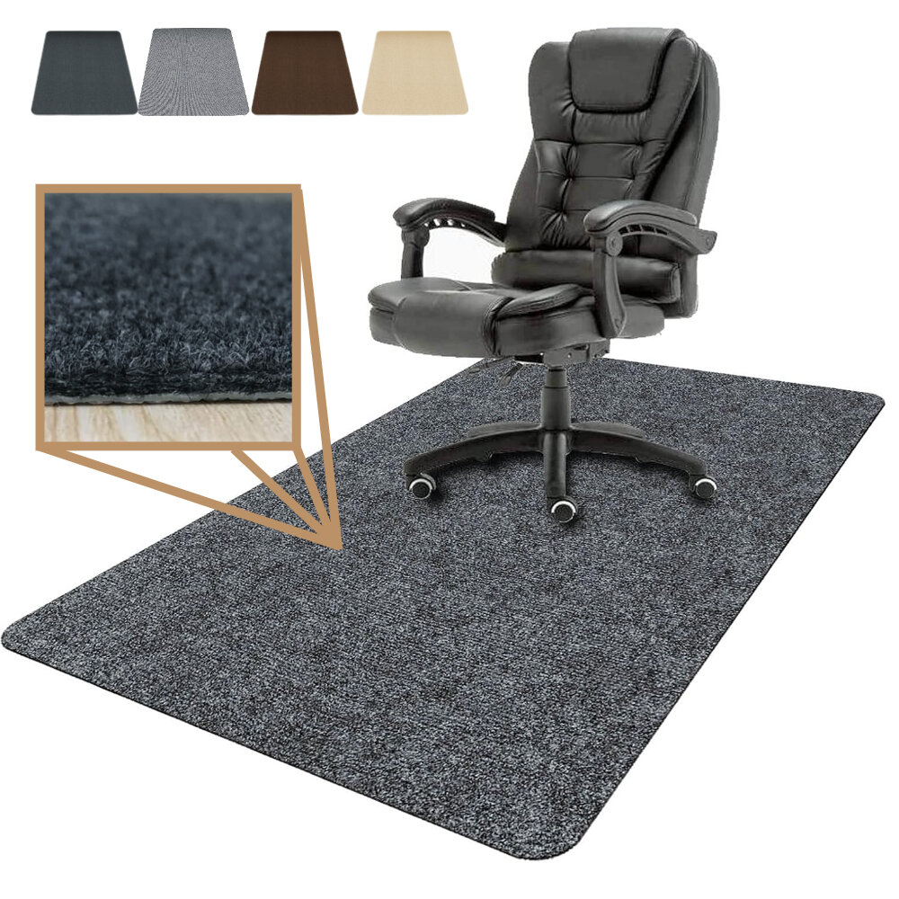 Heavy Duty Desk Chair Mat For Carpet & Hardwood Floors 120x140 Cm – Carpet Protector For Home & Office Ideal Gaming Chair & Rolling Computer Chair Mat