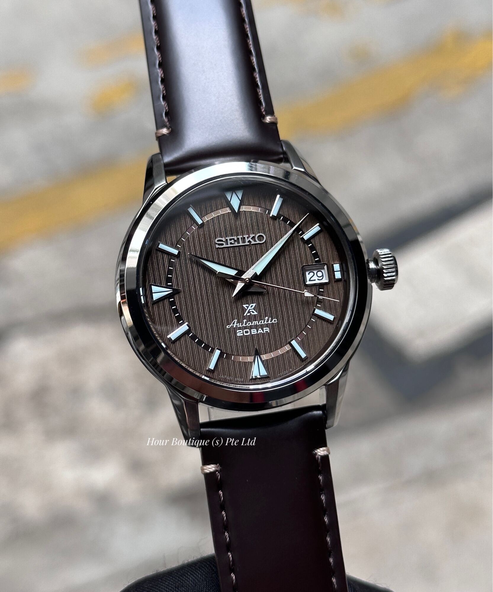 Brand New Seiko Alpinist Brown Dial Automatic Watch SBDC161 | Lazada  Singapore