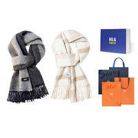 HLA | Warm Versatile Pure Wool Fall Winter Korean Style Atmosphere Gift Scarf