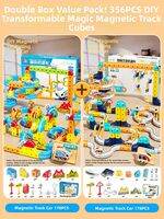 BABYSHOME | Magical Magnetic Transformable DIY Toy Train Track