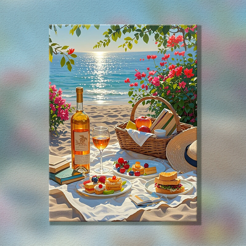 DIY Landscape Paint by Numbers Decorative Painting