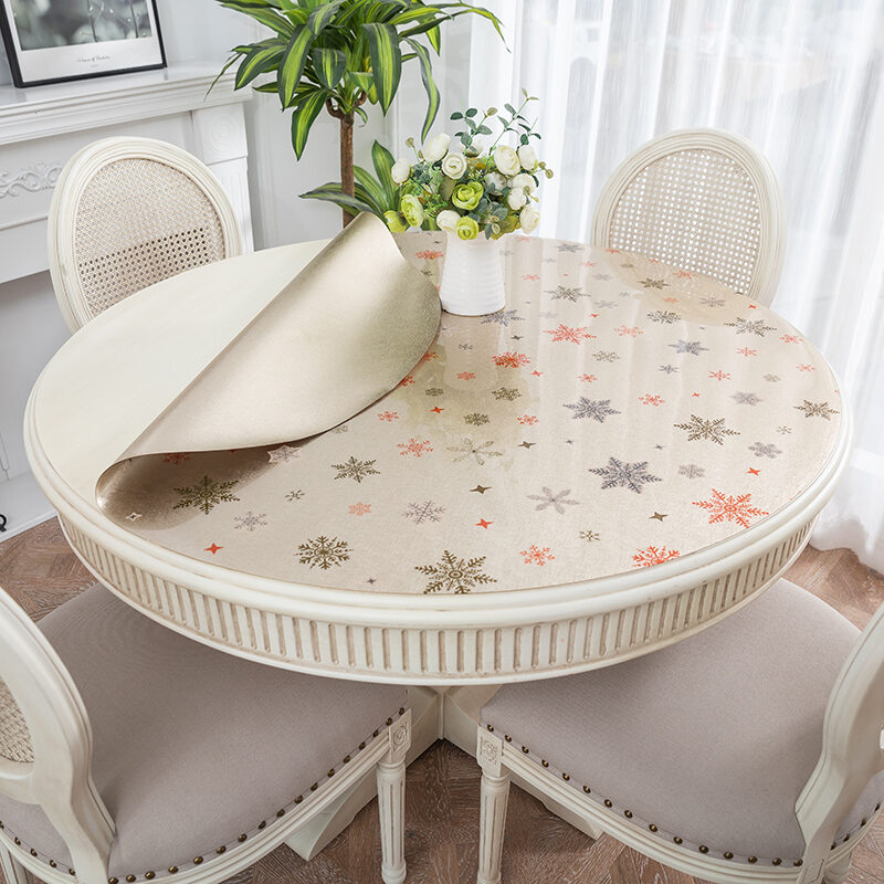 Customized Pvc Round Table Tablecloth Waterproof Mat Cloth Insulation Heat Proof And Disposable Plastic To Placemat Lazada Singapore Customized Pvc Round Table Tablecloth, Plastic Round Table Cover