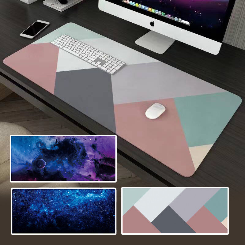 Large Waterproof Leatherette Gaming Desk Mat - Mouse Pad