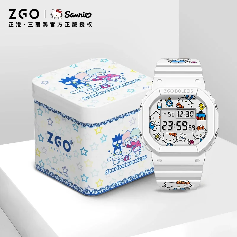 Zgo Zgox Hello Kitty Children 'S Watch Student Girl Sanrio Sports Men 'S Electronic Watch