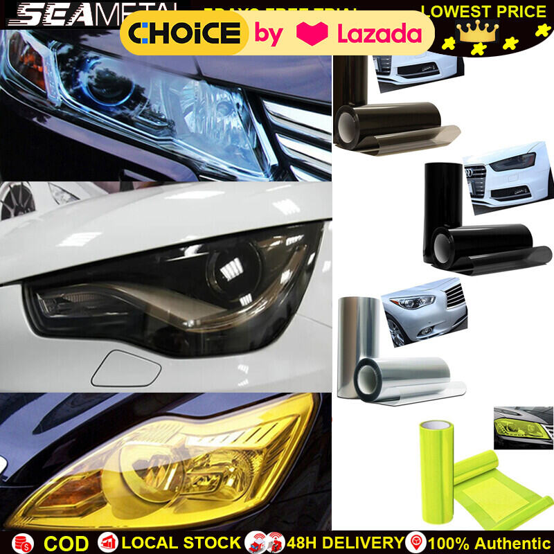 Film Pelindung Lampu Depan Mobil Stiker Bumper Pelindung 60x30cm Harga 2,900 rupiah*Gratis Ongkir