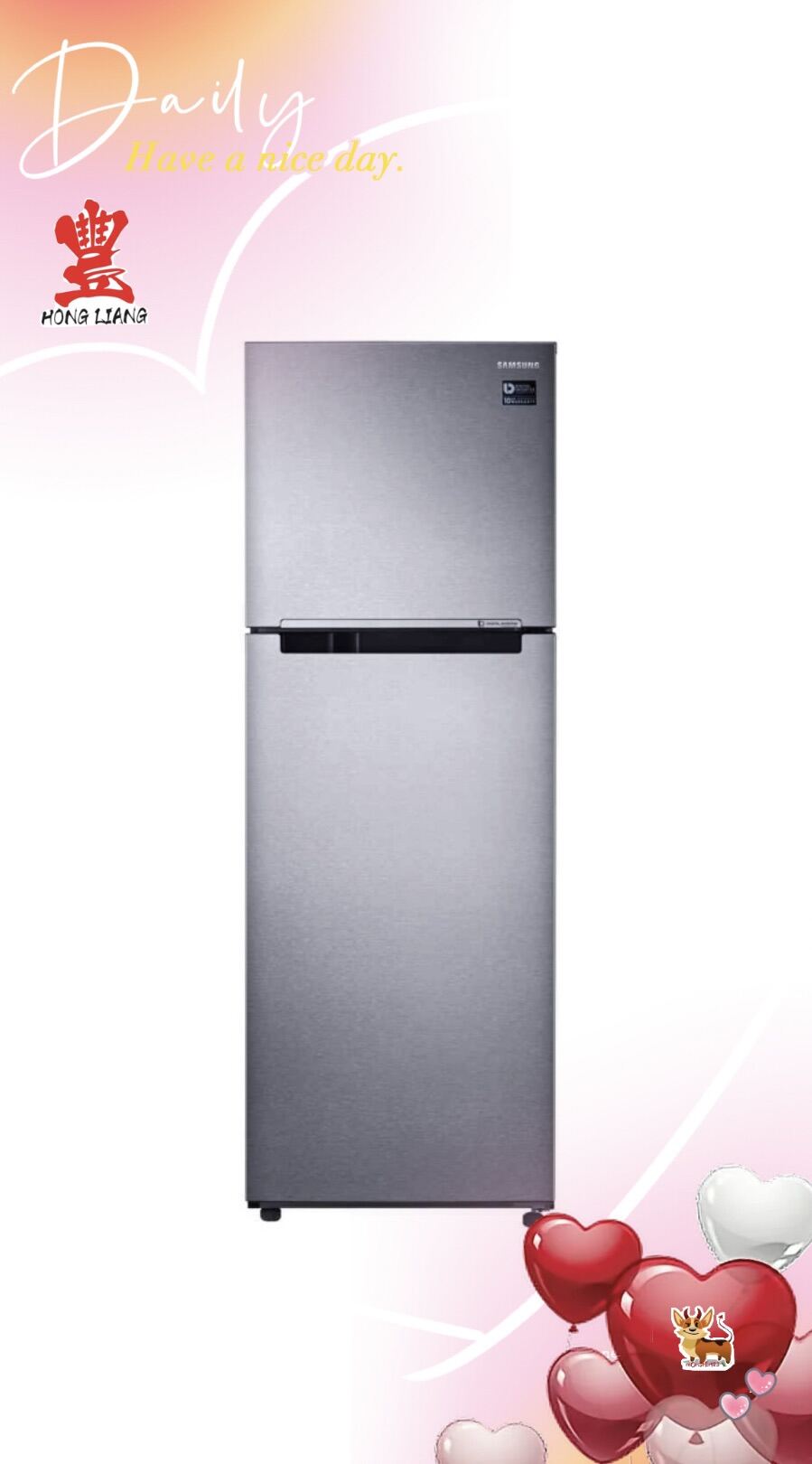 samsung rt32k503asl ss 2 dr fridge