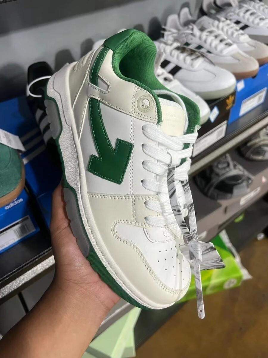 Off-White Thick-Heeled Casual Sports Shoes Unisex Fashionable Leisure Sneakers Luxury Women's Flat Footwear round Toe Mesh Inner · v10