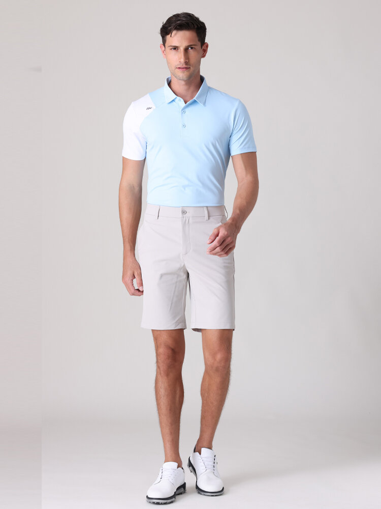 Yeni Golf Şortları Erkek Hızlı Kuruyan Nefes Alabilir Spor Golf Pantolonları Yaz Golf Giysileri Erkek Giyimi Düz Renk Orta Boy Şortlar