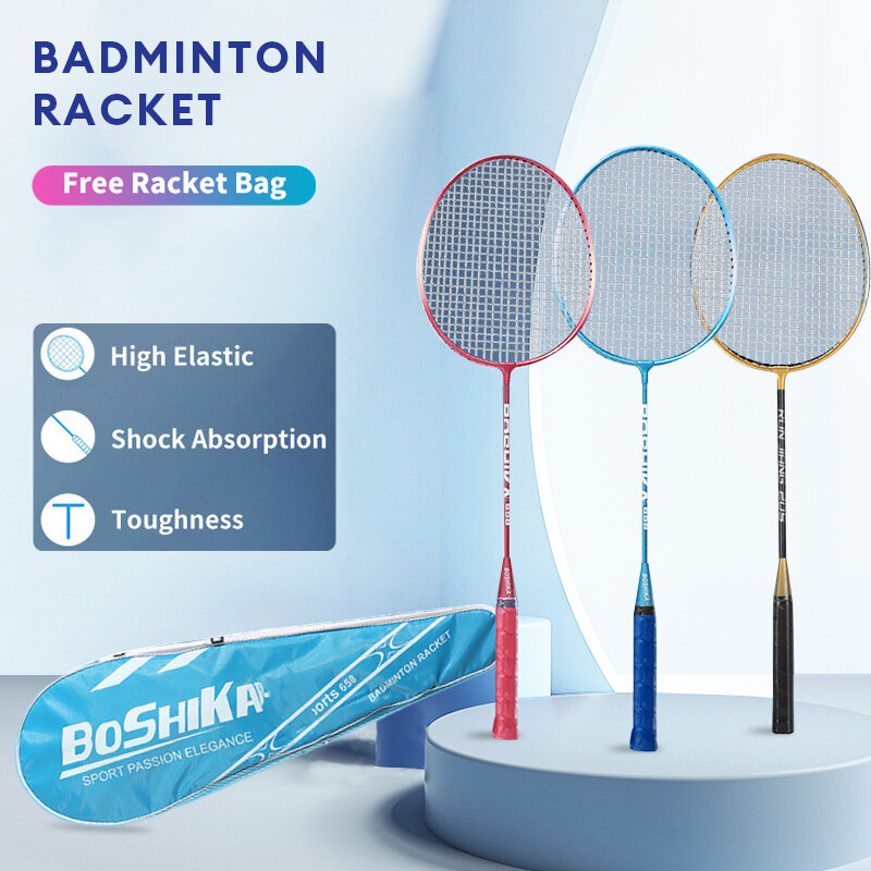 KADA Badminton Racket Set with Bag and Shuttlecock