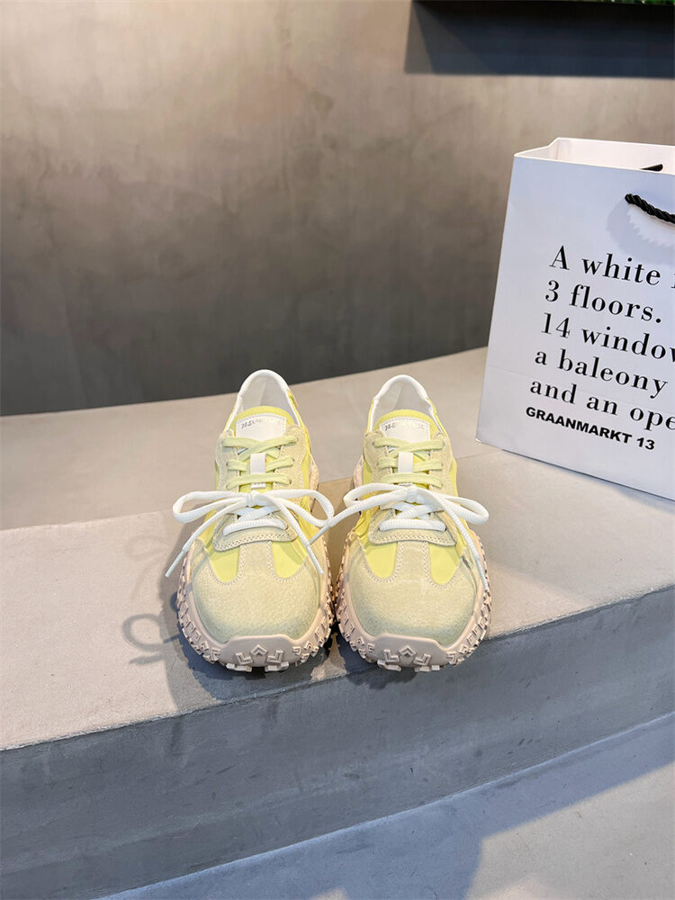 Elevated Thick Bottom Agan De Xin Shoes Women's Ballet Dance Canvas Sneakers Sport Casual Board Shoes Fashionable Leisure · v7