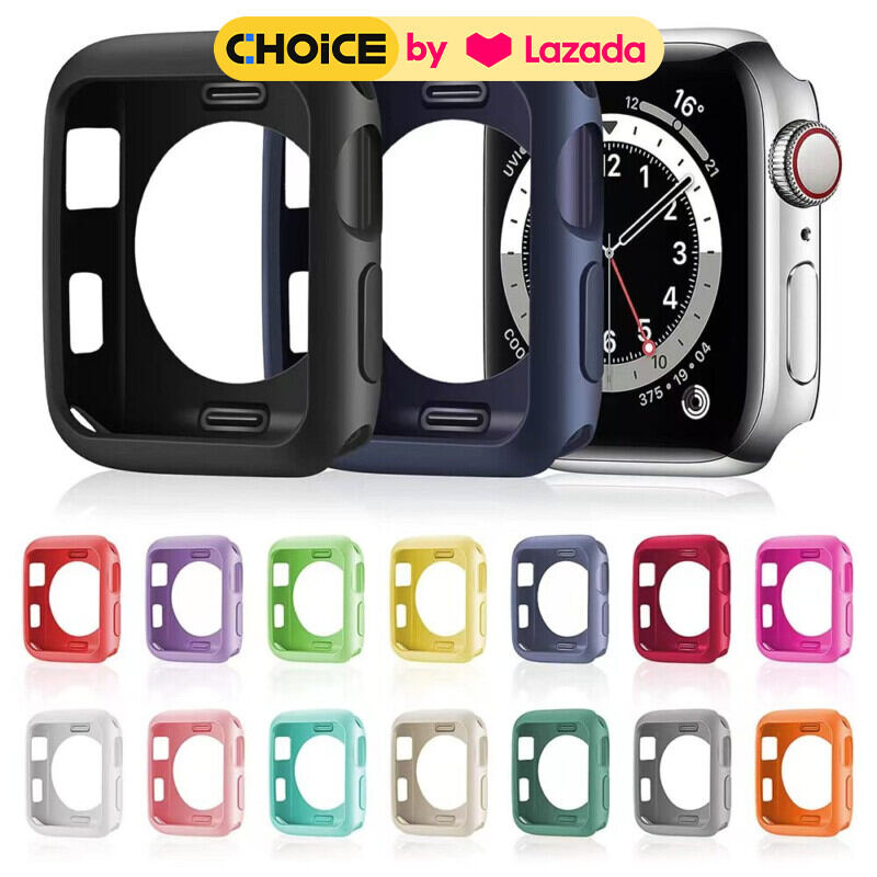 ซีรีส์เคสสำหรับ Apple Watch ซิลิโคนแบบนิ่มรูปลูกอม IWatch ขนาด44มม. 38มม. เคสกันกระแทก ราคา  9 บาท*ส่งฟรี