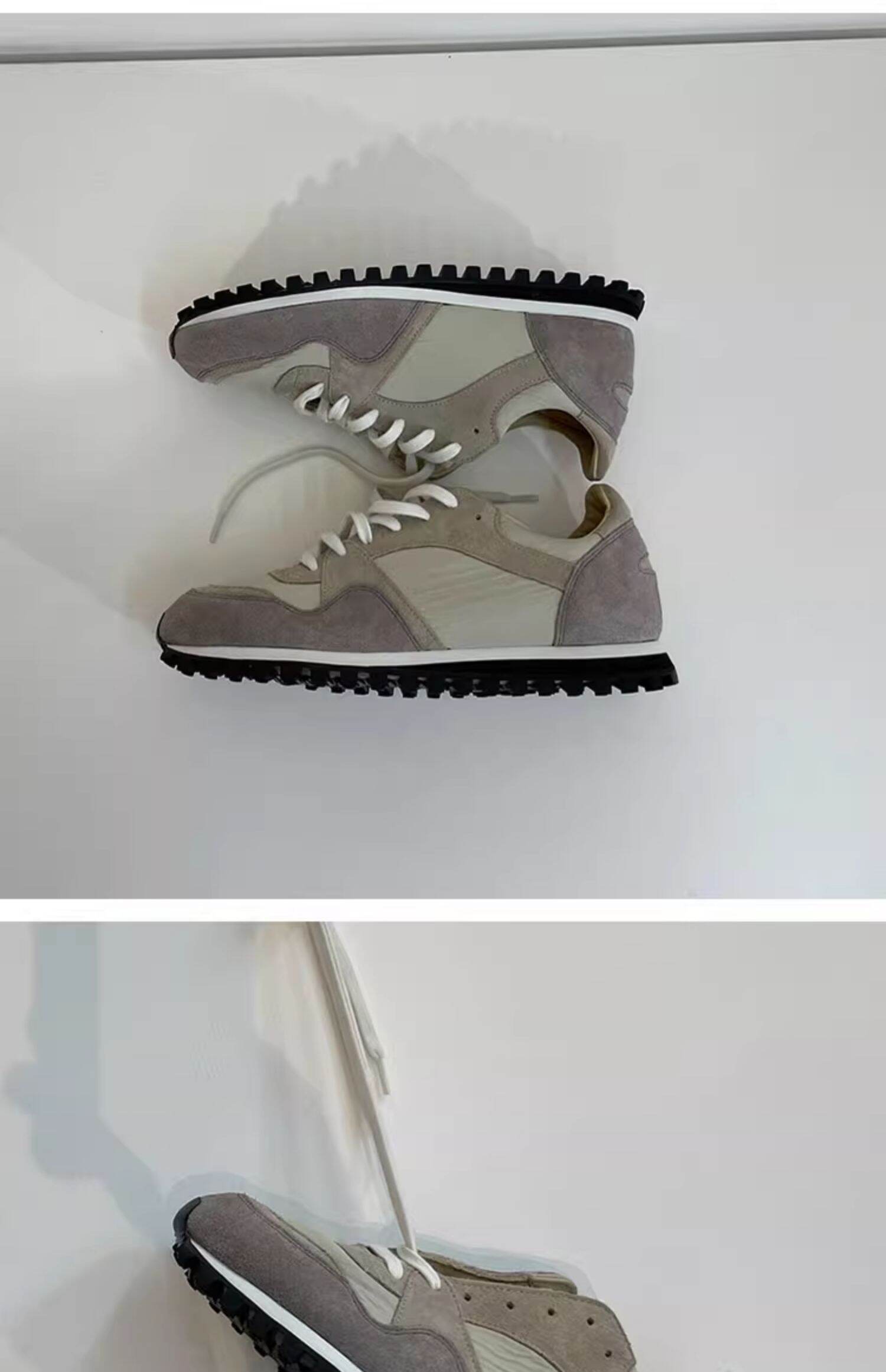 Spalwart Unisex Retro Running Shoes Casual Sporty Style Agan Dequn Fashionable Mesh Lined round Toe Deep Mouth Rubber Sole · v8