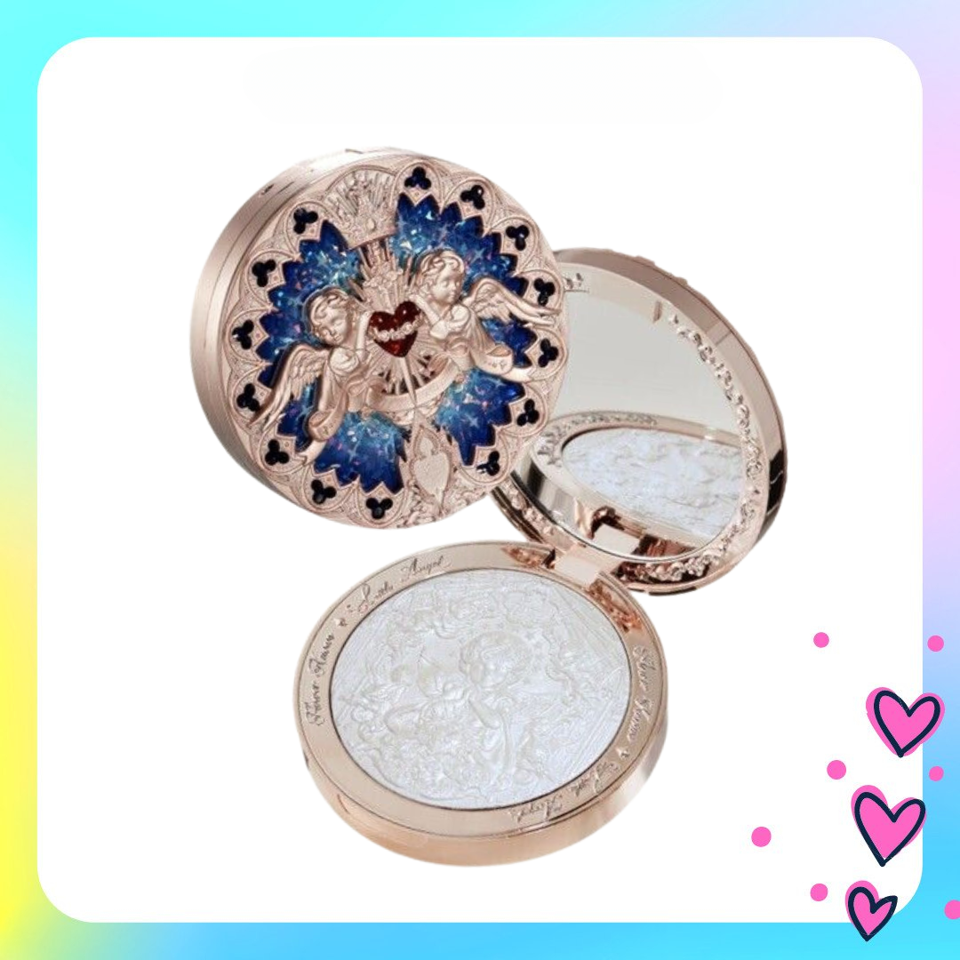 Phấn bắt sáng Flower Knows Little Angel Embossed Highlighter bắt sáng nhẹ nhàng giúp da căng bóng