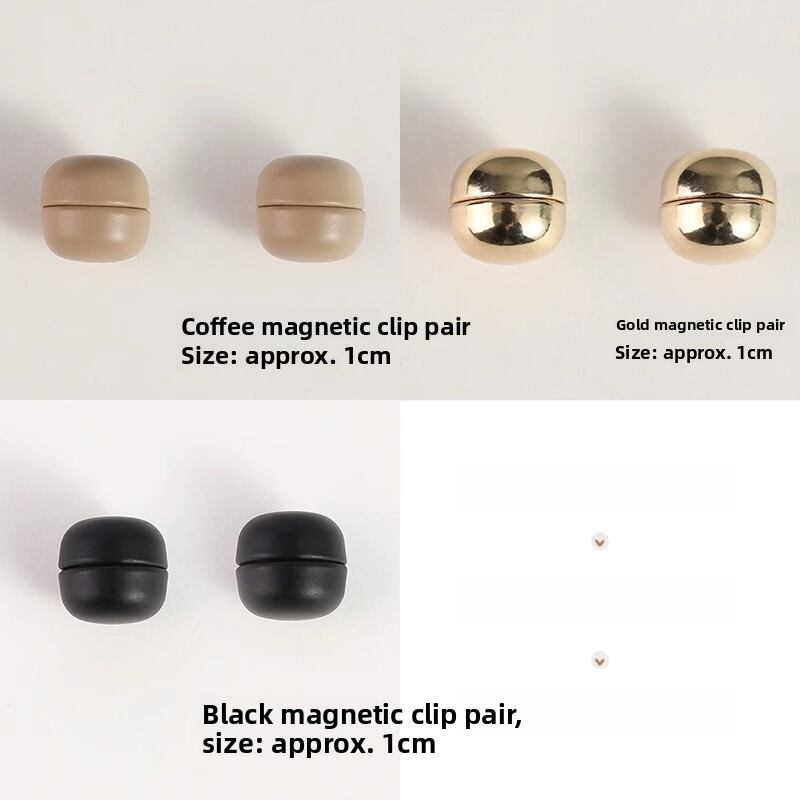 Invisible No-Sew Magnetic Button Cuff Shortening Adjustment Buckle Pants Leg Tightening Clip Home Fabric DIY Sewing Accessories