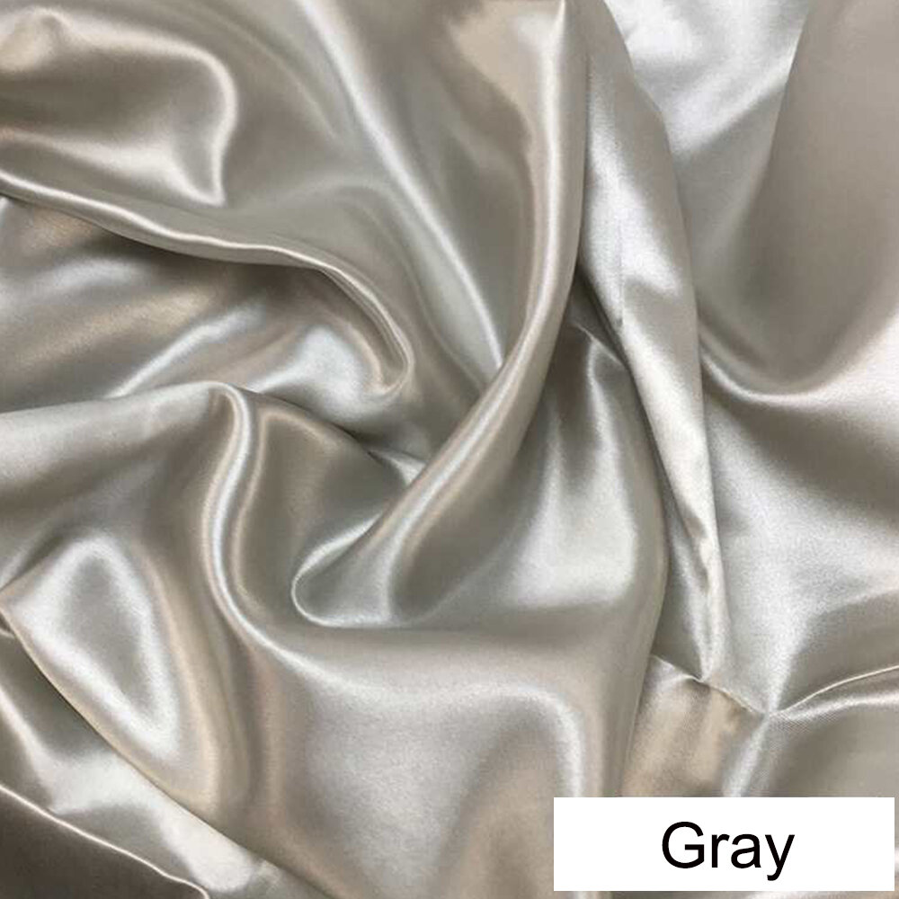 Silky Satin Patchwork Fabric Bundle Quilting Wedding Table Decor Solids Silky Fabric Squares Fabric Apparel Drapery DIY Crafts