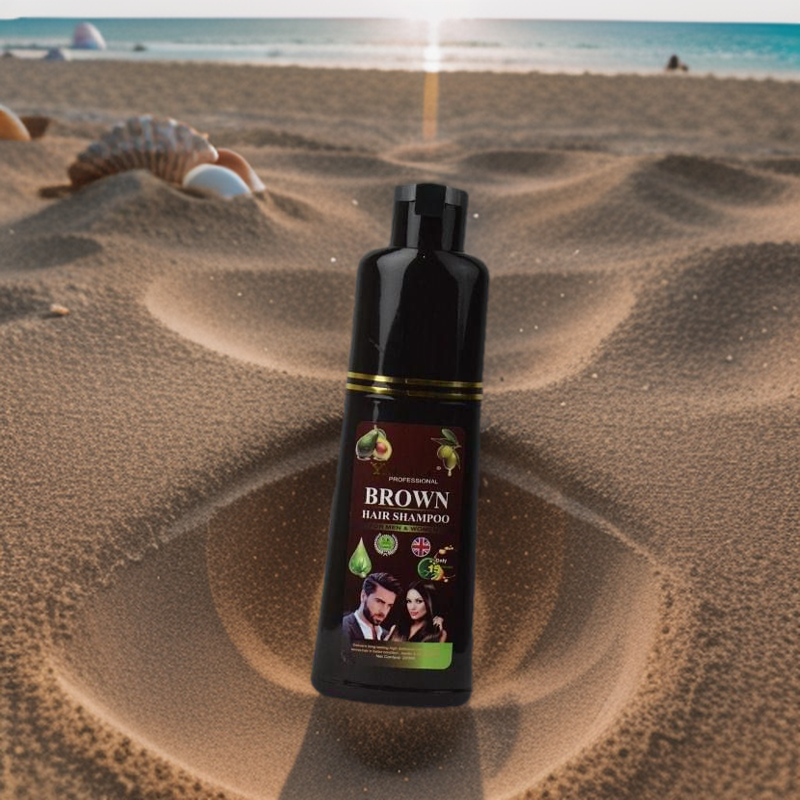 Yardlie Professional Dark Brown Hair Color Shampoo 200ml. 