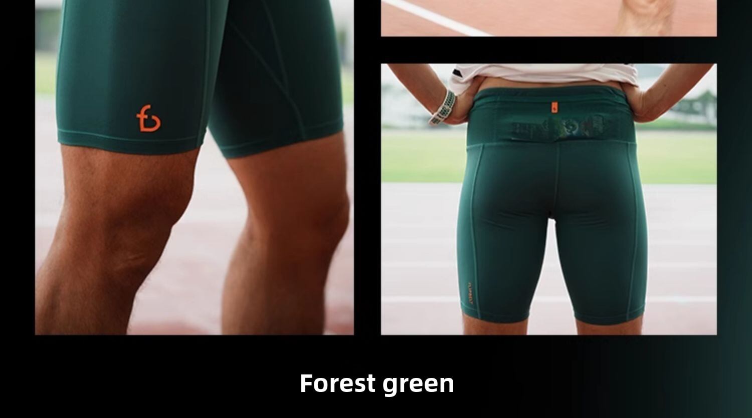 Marsupio da competizione FlipBelt Pantaloni a canguro 20 pantaloncini da corsa da uomo estivi a compressione stretta per maratona e allenamento fitness