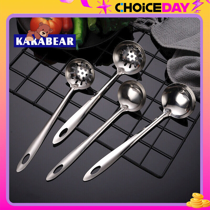 กระบวยชาบู กระบวกตักซุป กระบวยสแตนเลส กระบวยลวกสุกี้ กระบวยมีรู ช้อนตักซุป ยาว 28ซม จัดส่งรวดเร็ว ราคา 21 บาท*ส่งฟรี