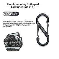 S-Shaped Clip for Camping Carabiner