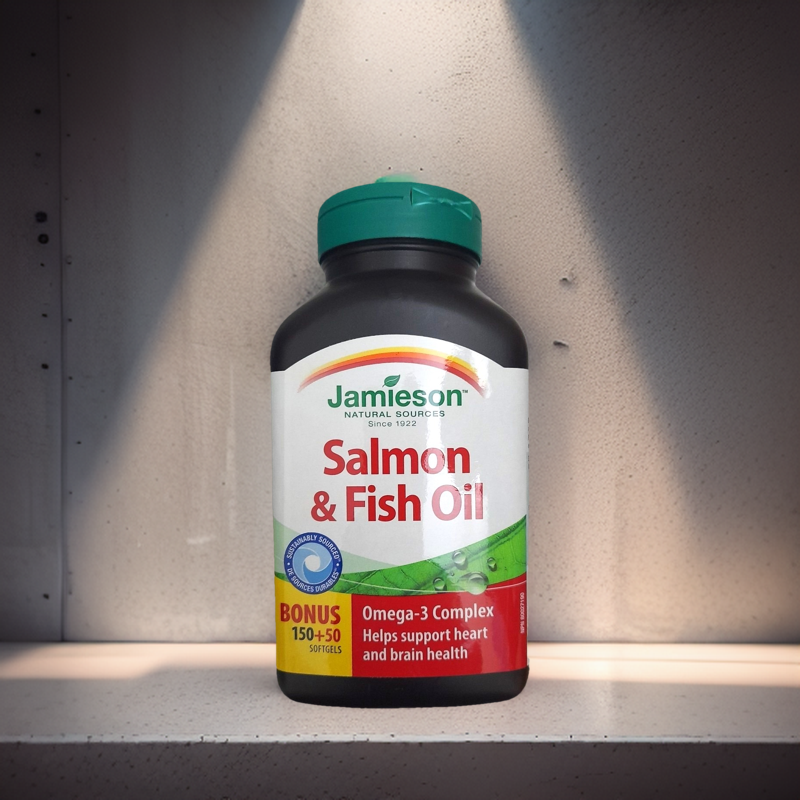 DẦU CÁ HỒI Jamieson Salmon & Fish Oil Omega-3 Complex