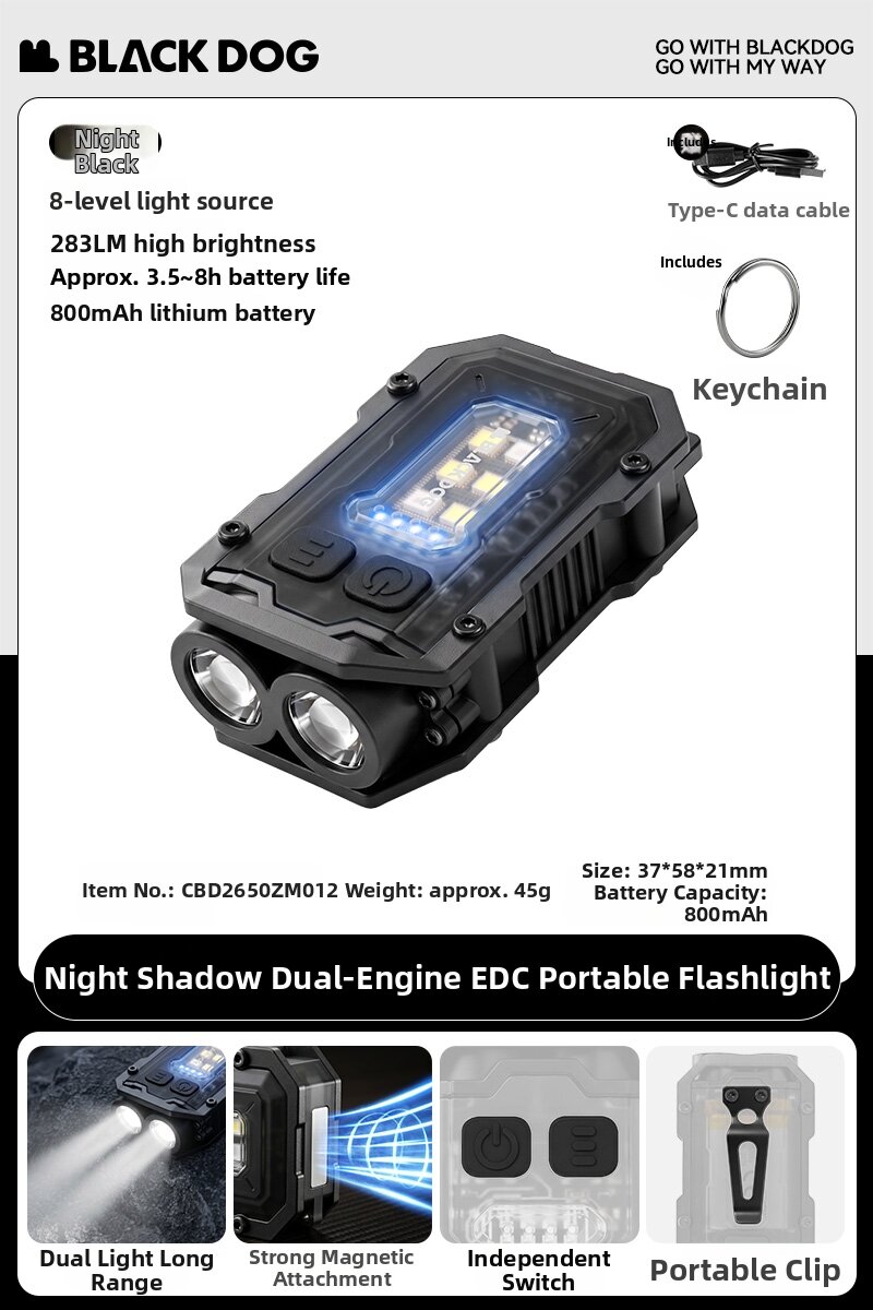 BLACK DOG | Infrared High Intensity Light Tactical Flashlight