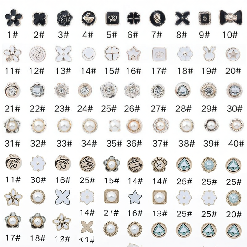 Magnetic Button Anti-Light Leakage No Sewing Shirt Decorative Invisible Universal Fit Small Button Home Fabric Sewing DIY